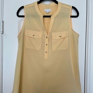 Charter Club | Yellow Chiffon Blouse
